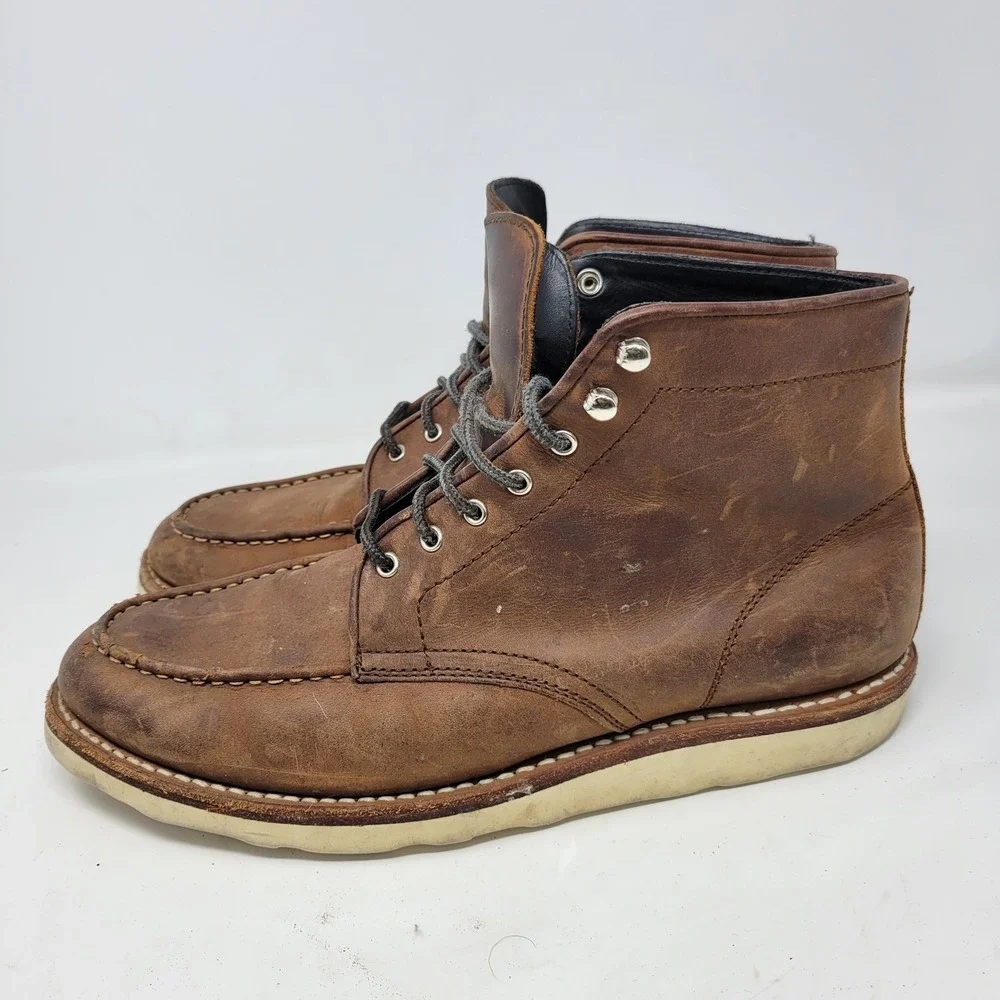 Thursday‎ Boot Co Diplomat Leather Moc Toe Boots Mens 12 Vibram Sole